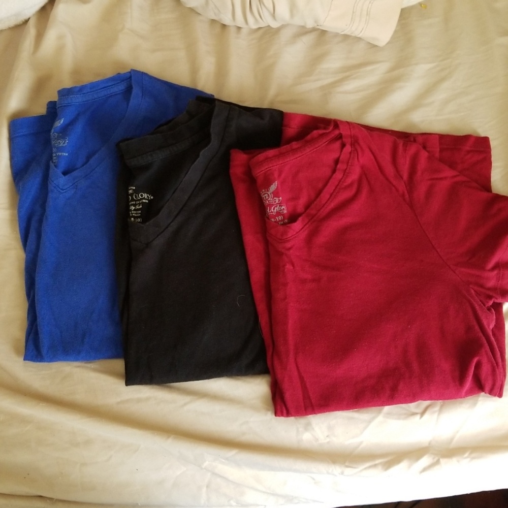 Faded Glory t-shirts, size medium 8-10